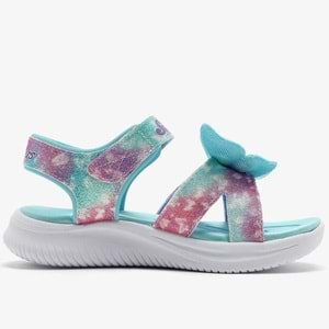 Skechers Jumpsters Sandal-Butterfly Brites 303109L-AQMT Işıklı Ortopedik Çocuk Sandalet