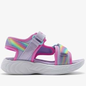 Skechers Unicorn Dreams 303107L-LVMT Işıklı Ortopedik Çocuk Sandalet