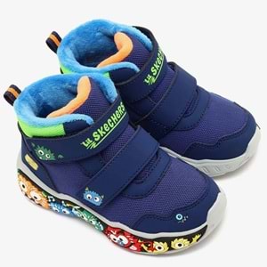 Skechers Play Scene Frosty Pals 407319N-NVMT Ortopedik Bebek Çocuk Bot