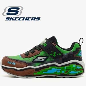 Skechers Megacraft 4K Mega Scene 402162N-BRMT Ortopedik Çocuk Spor Ayakkabı