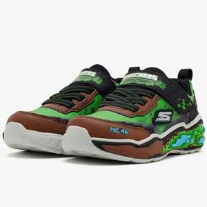 Skechers Megacraft 4K Mega Scene 402162N-BRMT Ortopedik Çocuk Spor Ayakkabı