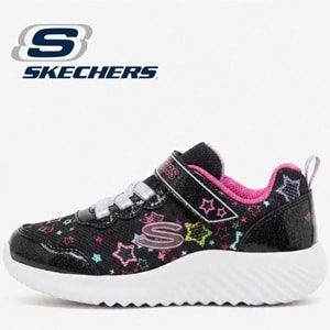 Skechers Bounder 303167N-BKMT Ortopedik Işıklı Çocuk Spor Ayakkabı