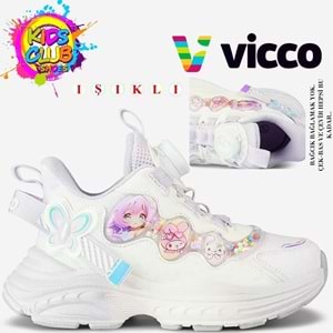 Vicco Bandi Akıllı Bağcıklı Işıklı Ortopedik Çocuk Spor Ayakkabı
