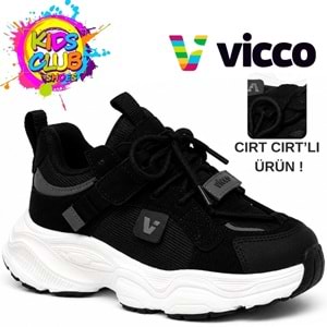 Vicco Ceni Süs Bağcıklı Cırt Cırtlı Ortopedik Çocuk Spor Ayakkabı