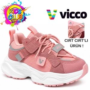 Vicco Ceni Süs Bağcıklı Cırt Cırtlı Ortopedik Çocuk Spor Ayakkabı