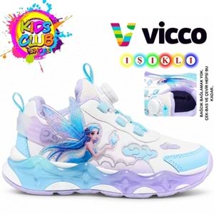 Vicoo Viola Akıllı Bağcıklı Işıklı Ortopedik Çocuk Spor Ayakkabı