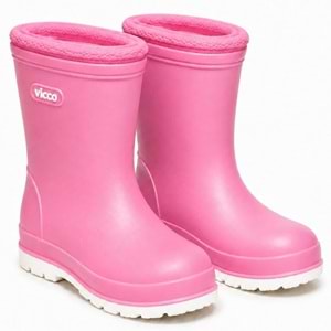 Vicco Mellow Kürklü Pvc Su Çizmesi Yağmur Botu Ortopedik Çocuk Bot