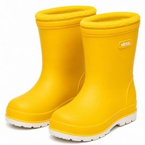 Vicco Mellow Kürklü Pvc Su Çizmesi Yağmur Botu Ortopedik Çocuk Bot