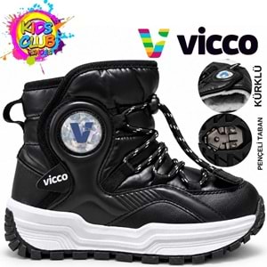 Vicco Kavani İçi Yünlü Pençeli Kauçuk Taban Kar Botu Ortopedik Çocuk Bot