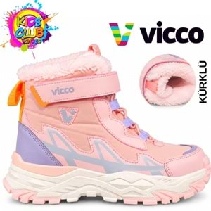 Vicco Saturn Kauçuk Taban Kürklü Ortopedik Çocuk Kar Botu
