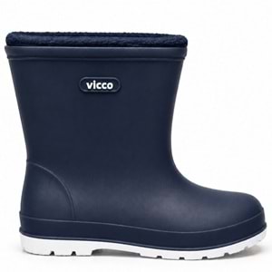 Vicco Mellow Kürklü Pvc Su Çizmesi Yağmur Botu Ortopedik Çocuk Bot