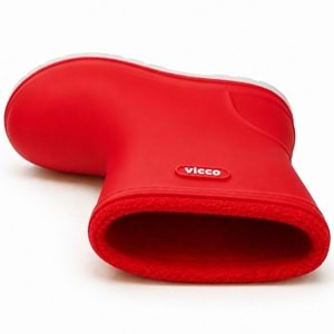 Vicco Mellow Kürklü Pvc Su Çizmesi Yağmur Botu Ortopedik Çocuk Bot