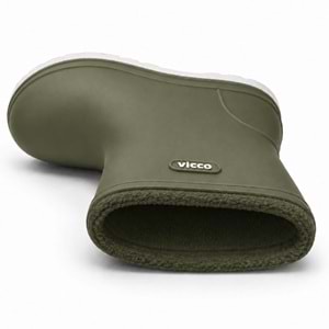 Vicco Mellow Kürklü Pvc Su Çizmesi Yağmur Botu Ortopedik Çocuk Bot