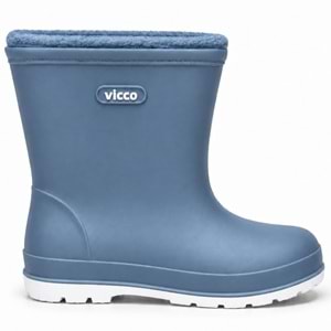 Vicco Mellow Kürklü Pvc Su Çizmesi Yağmur Botu Ortopedik Çocuk Bot