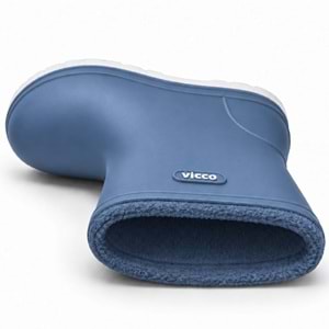 Vicco Mellow Kürklü Pvc Su Çizmesi Yağmur Botu Ortopedik Çocuk Bot