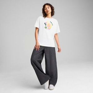 Puma 685085-02 Graphic Relaxed Fruity Tee Tişört Kadın T-Shirt
