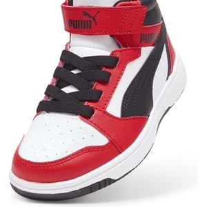 Puma Rebound V6 Mid AC+ PS 393832-03 Ortopedik Çocuk Spor Ayakkabı