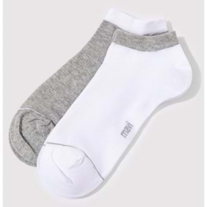 Mavi M090273-208 2 Adet Topuk Çorap Unisex Çorap
