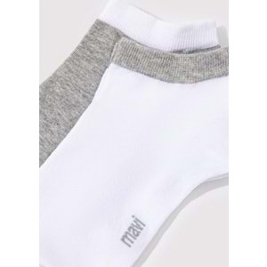 Mavi M090273-208 2 Adet Topuk Çorap Unisex Çorap