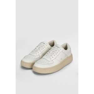 Lufian 122230041 Natalı Deri Unisex Sneaker Ayakkabı