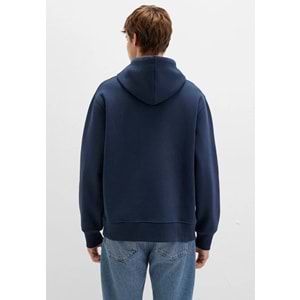 Mavi 065809-29743 Logo Nakışlı Erkek Kapüşonlu Sweatshirt