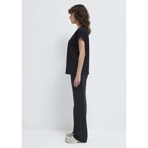 Mavi M166422-900 Mavi Logo Baskılı T-Shirt Kadın Tişört