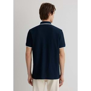 Mavi M066039-30651 Mühür Logo Şerit Detaylı Polo Yaka Tişört Erkek Tişort