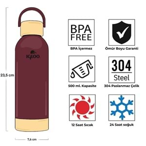 Igloo Hydrate Pro Botte 500ml Termos Matara