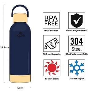 Igloo Hydrate Pro Botte 500ml Termos Matara