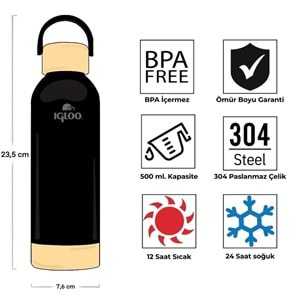 Igloo Hydrate Pro Botte 500ml Termos Matara