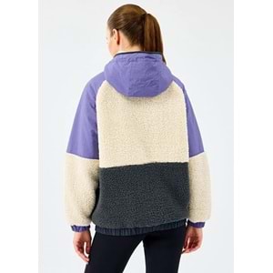 Skechers S232311-102 W Outdoor Fleece Full Zip Sherpa Kadın Mont Kadın Kaban