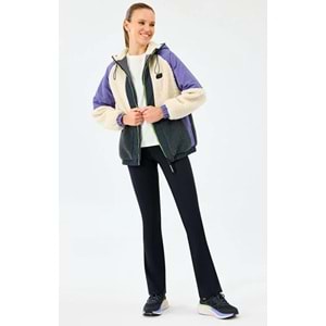 Skechers S232311-102 W Outdoor Fleece Full Zip Sherpa Kadın Mont Kadın Kaban