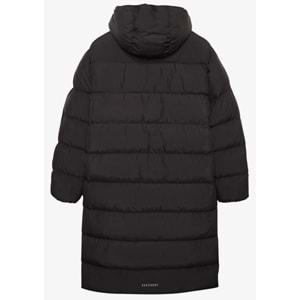 Skechers S242132-001 W Outerwear Puffer Jacket Şişme Uzun Kadın Mont Kadın Kaban