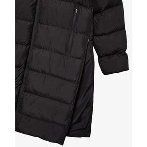 Skechers S242132-001 W Outerwear Puffer Jacket Şişme Uzun Kadın Mont Kadın Kaban