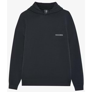 Skechers M Soft Touch Hoodie Sweatshirt S242156-001 Erkek Kapüşonlu Sweatshirt