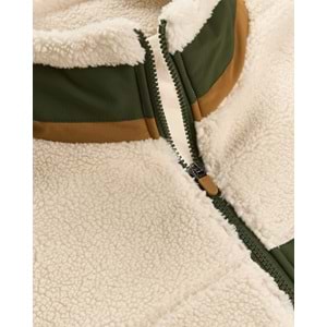 Skechers Skech Sherpa Contrast Full Zip Jacket S2620063-4339 Erkek Mont