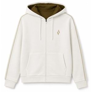 Skechers S2620121-3855 W Stripe Zip Hoodie Kapüşonlu Fermuarlı Sweatshirt Kadın Sweatshirt