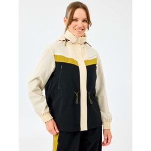 Skechers W Adjustable Waisted Full Zip Micro Jacket S2520208-1983 Kadın Yağmurluk İnce Mont Kadın Mont