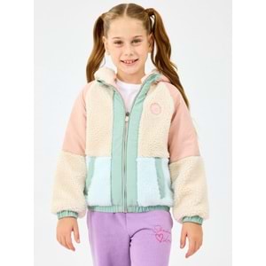 Skechers G Outdoor Fleece Full Zip Sherpa SK2620142-0273 Kız Çocuk Mont