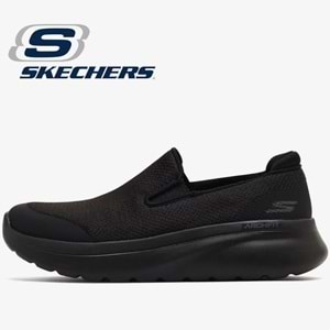 Skechers Go Walk Arch Fit N-Joy 125841-BBK Unisex Spor Ayakkabı
