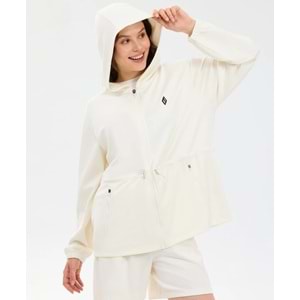 Skechers S2610026-3855 W Soft Touch Full Zip Fermuarlı Kapüşonlu Kadın Sweatshirt