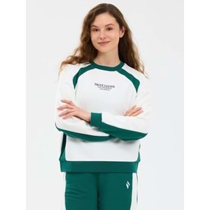Skechers S2610028-3855 W Fleece Loose Fit Sweatshirt Kadın Sweatshirt