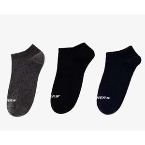 Skechers S2520315-3700 U Low Cut 3 Pack 3 Parça-Adet Unisex Çorap