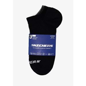Skechers S2520315-3700 U Low Cut 3 Pack 3 Parça-Adet Unisex Çorap
