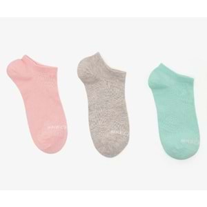 Skechers S2520315-3706 U Low Cut 3 Pack 3 Parça-Adet Unisex Çorap
