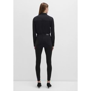 Mavi M100980-35248 Serenay Skinny Yüksek Bel Black Gold Shape Denim Jean Kadın Kot Pantolon