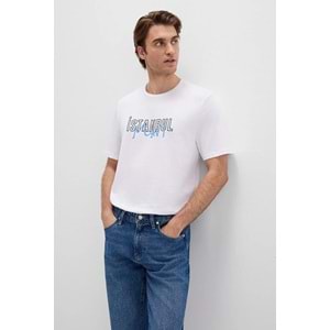 Mavi M067114-620 İstanbul Baskılı Tişört Erkek T-Shirt