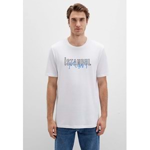Mavi M067114-620 İstanbul Baskılı Tişört Erkek T-Shirt