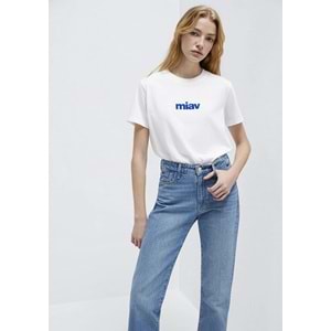 Mavi M1610622-620 Miav Baskılı T-Shirt Kadın Tişört
