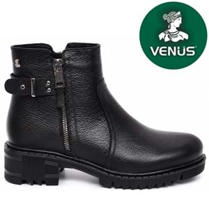 Venüs Huzey Hakiki Deri Kaymaz Taban Ortopedik Kadın Bot